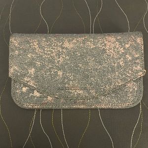 Aimee Kestenberg Wallet - Penelope Rose Gold Denim